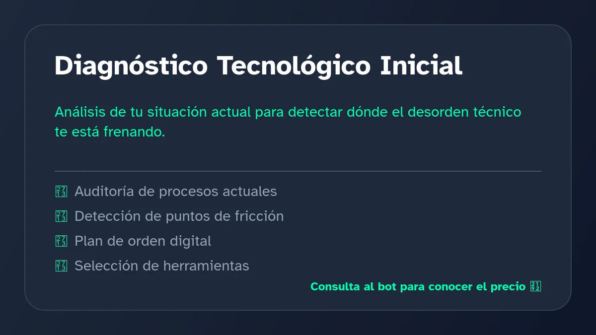 Auditoría Tecnológica y Hoja de Ruta: La Revolución Digital