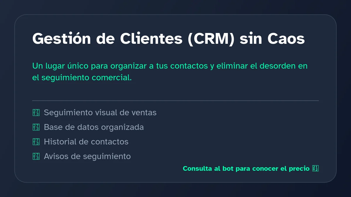 Gestión de Clientes (CRM) sin Caos: La Revolución Digital