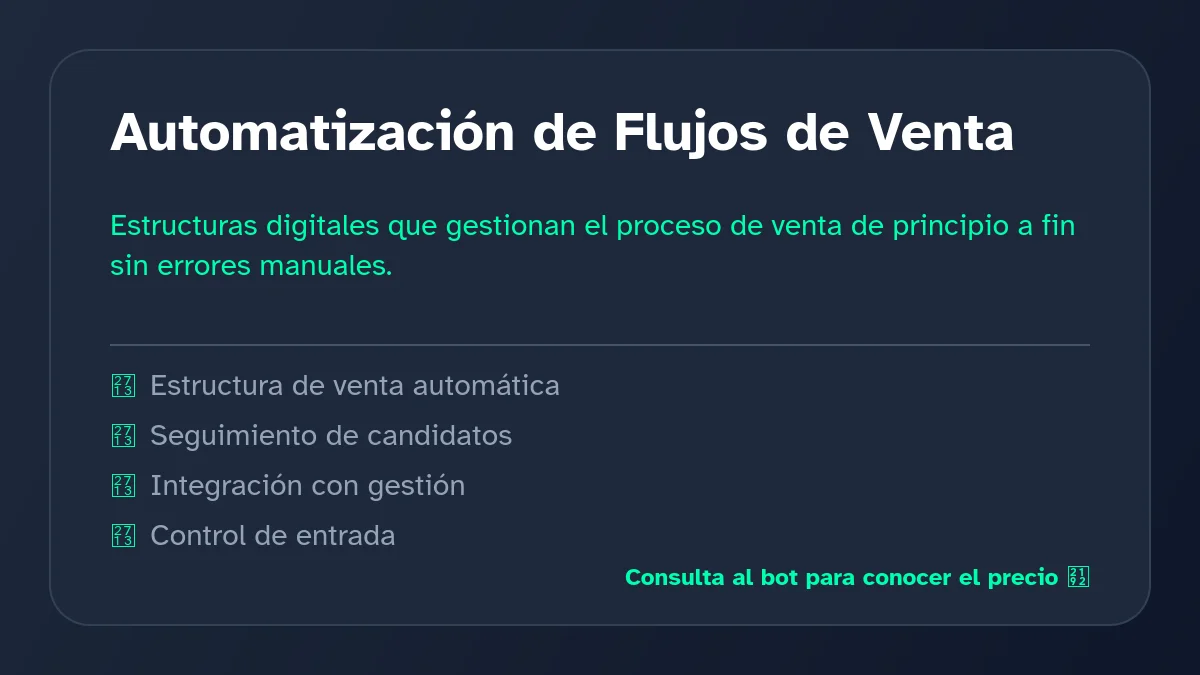 Automatización de Flujos de Venta: La Revolución Digital